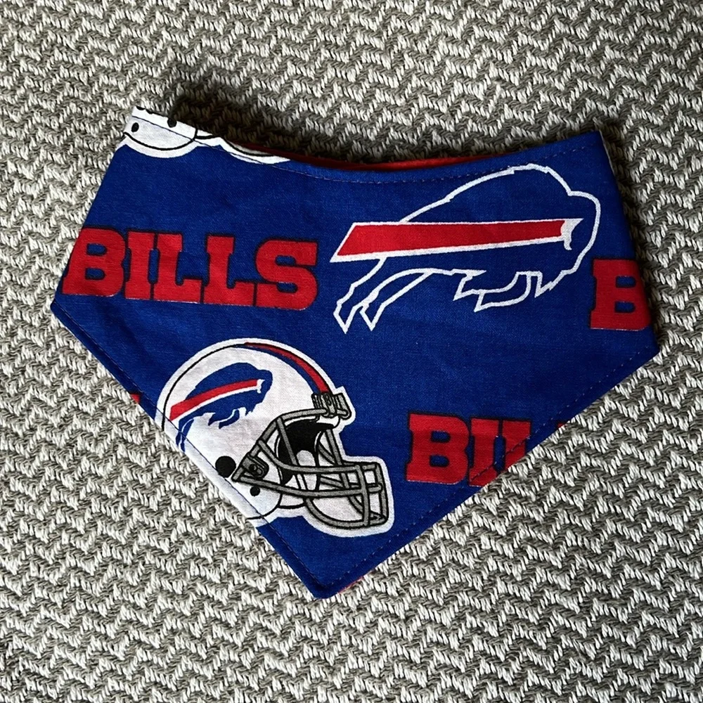 Buffalo Bills Dog Bandana-small - Picture 2 of 5